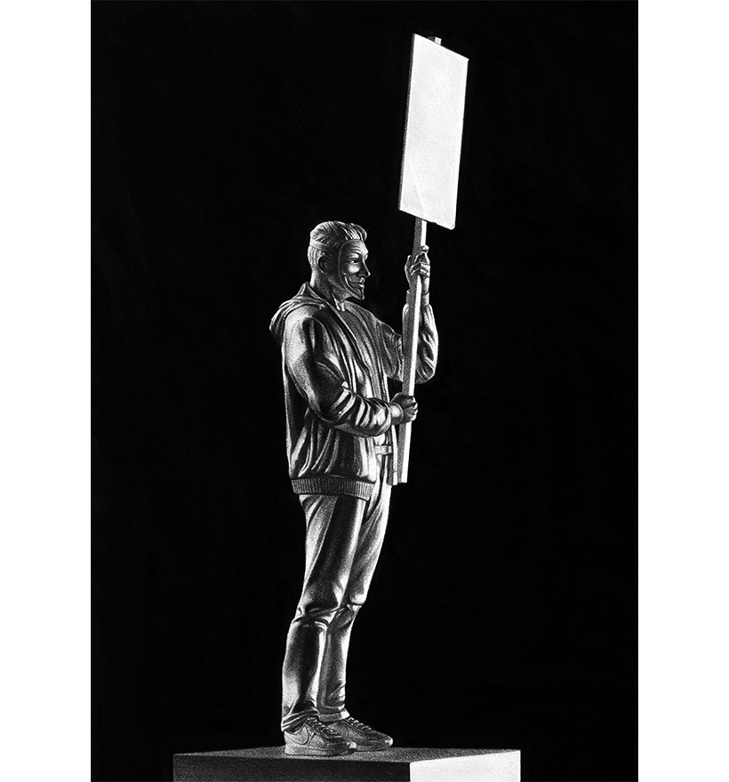 Model for statue 5 (aluminium)