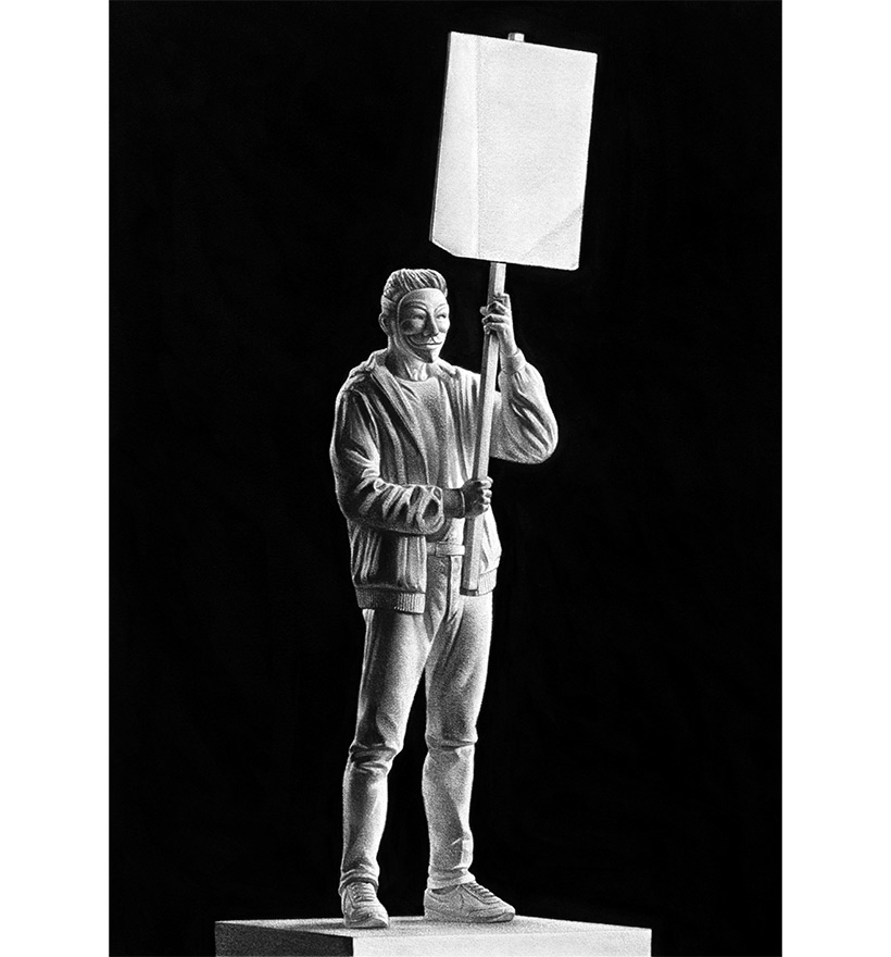 Model for statue 5 (marble)